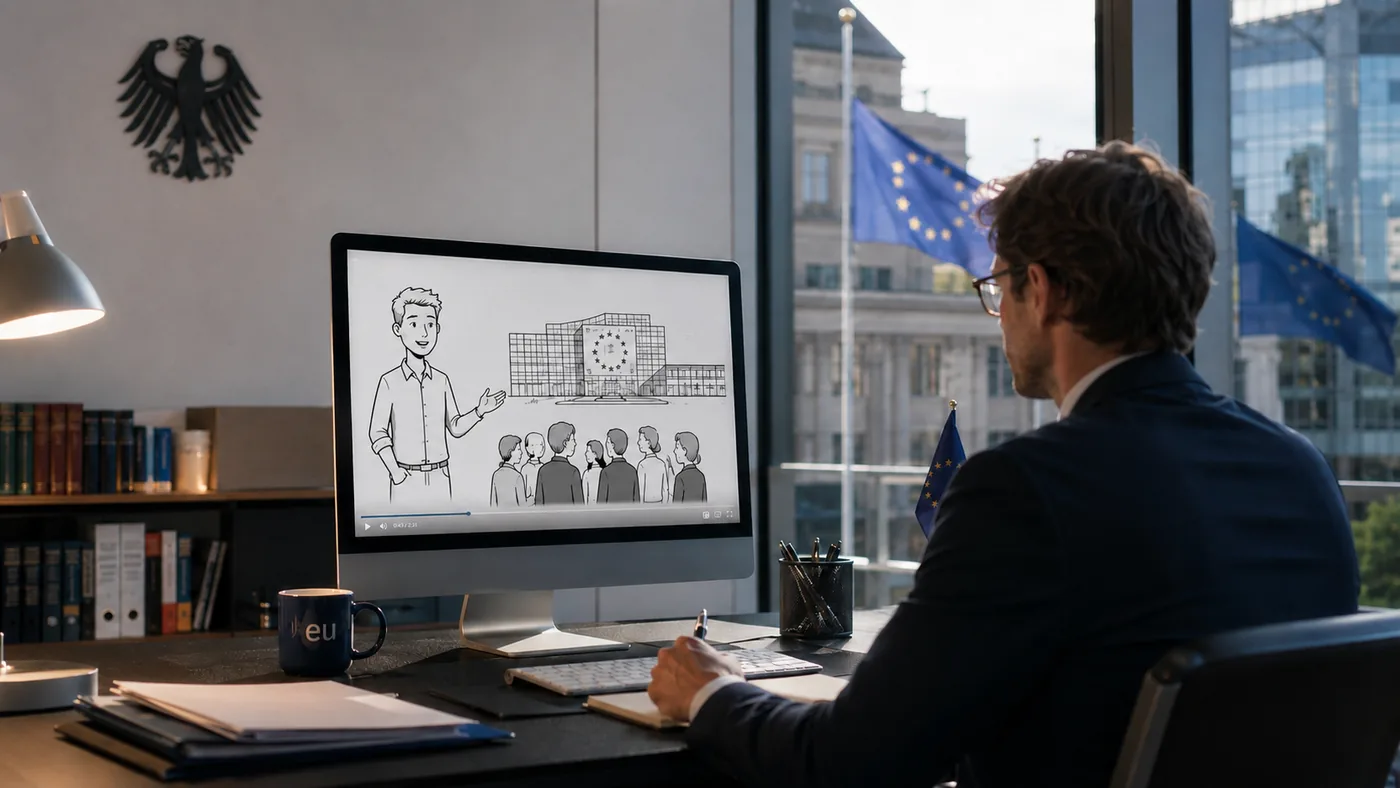 explainity Erklärvideo am Arbeitsplatz in der öffentlichen Verwaltung