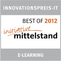 Inovationspreis IT 2012 explainity Best of eLearning