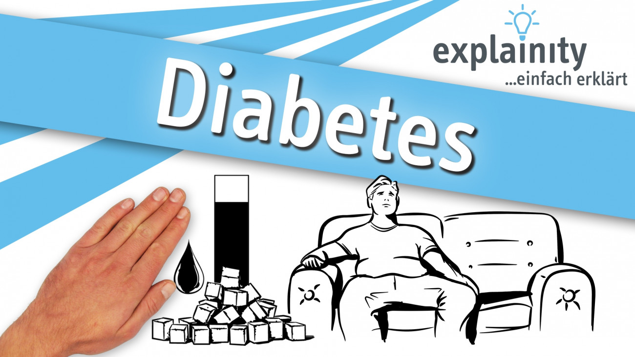 Diabetes einfach erklärt: explainity Erklärvideo des explainity education-projects