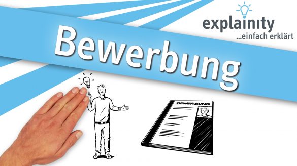 Bewerbung einfach erklärt: explainity Erklärvideo des explainity education-projects